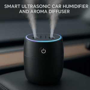 15 Smart Ultrasonic Car Humidifier And Aroma Diffuser With Dual Spray Modes And Automatic Shut Off